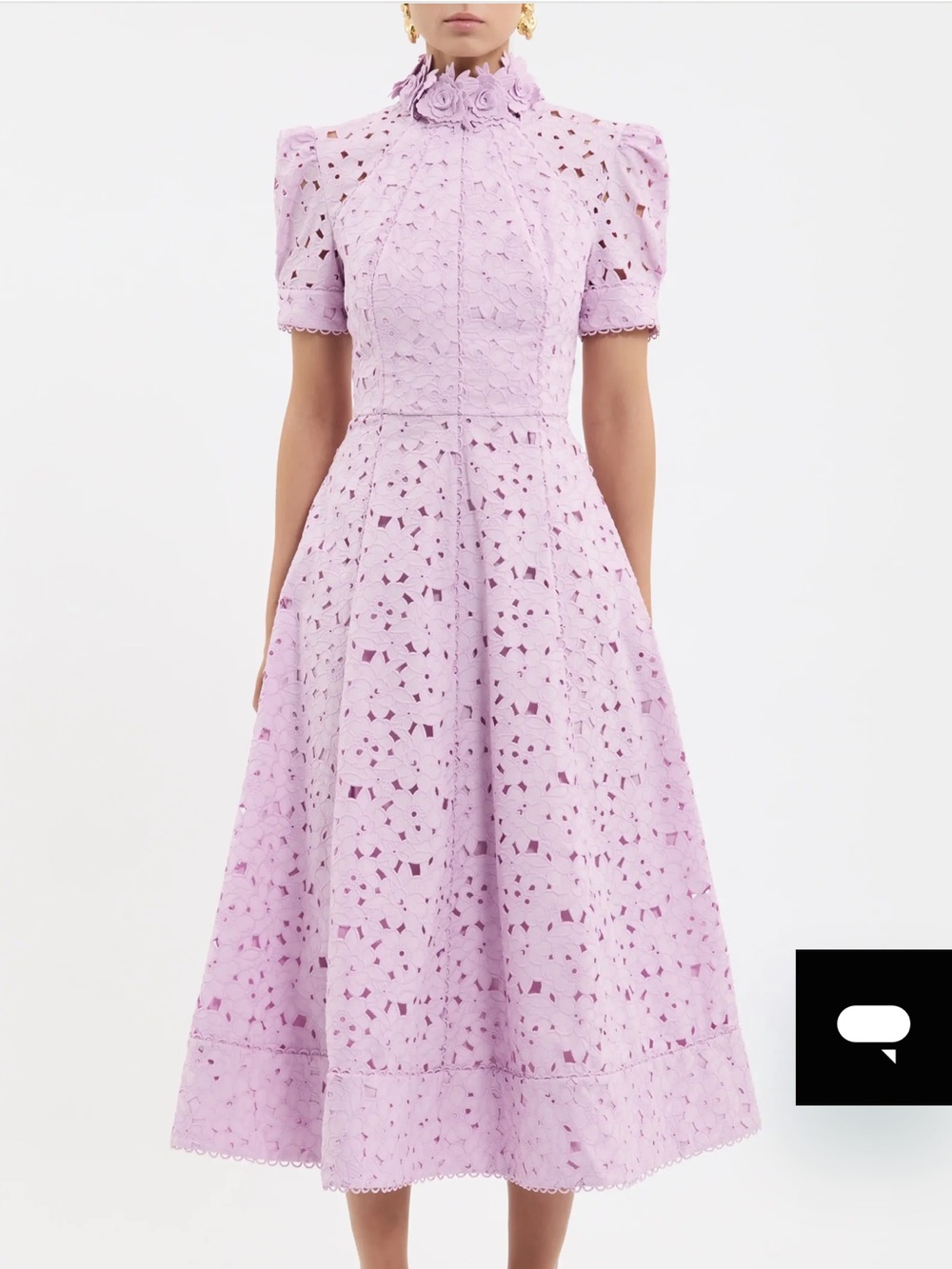 Rebecca Vallance Kitsu Short Sleeve Midi Dress